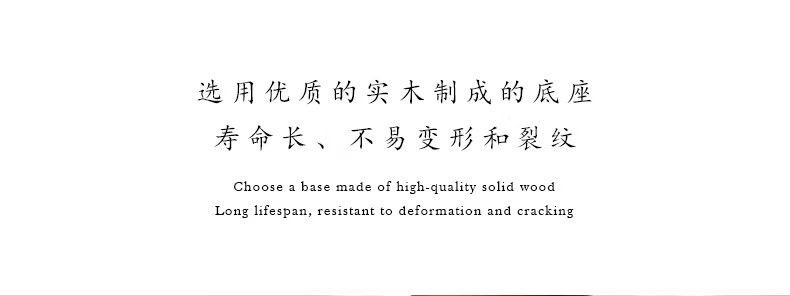 Chinese-style solid wood printed fabric table lamp, decorative table lamp for living room, bedroom and bedside, eye-protecting lamp for homestay, hotel and study pic 21