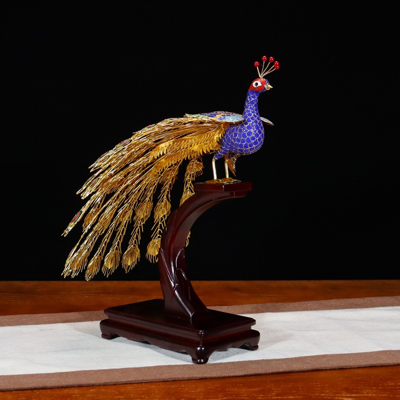 Peacock sculpture spider accessories simulation owl farm butterfly moving butterfly accessories fruit shells pic 3