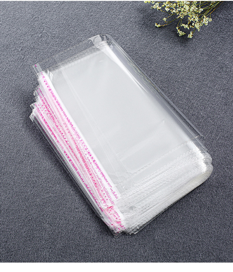 opp袋自黏袋 加厚透明塑料薄膜包装袋饰品服饰opp自封袋卡头袋子详情11