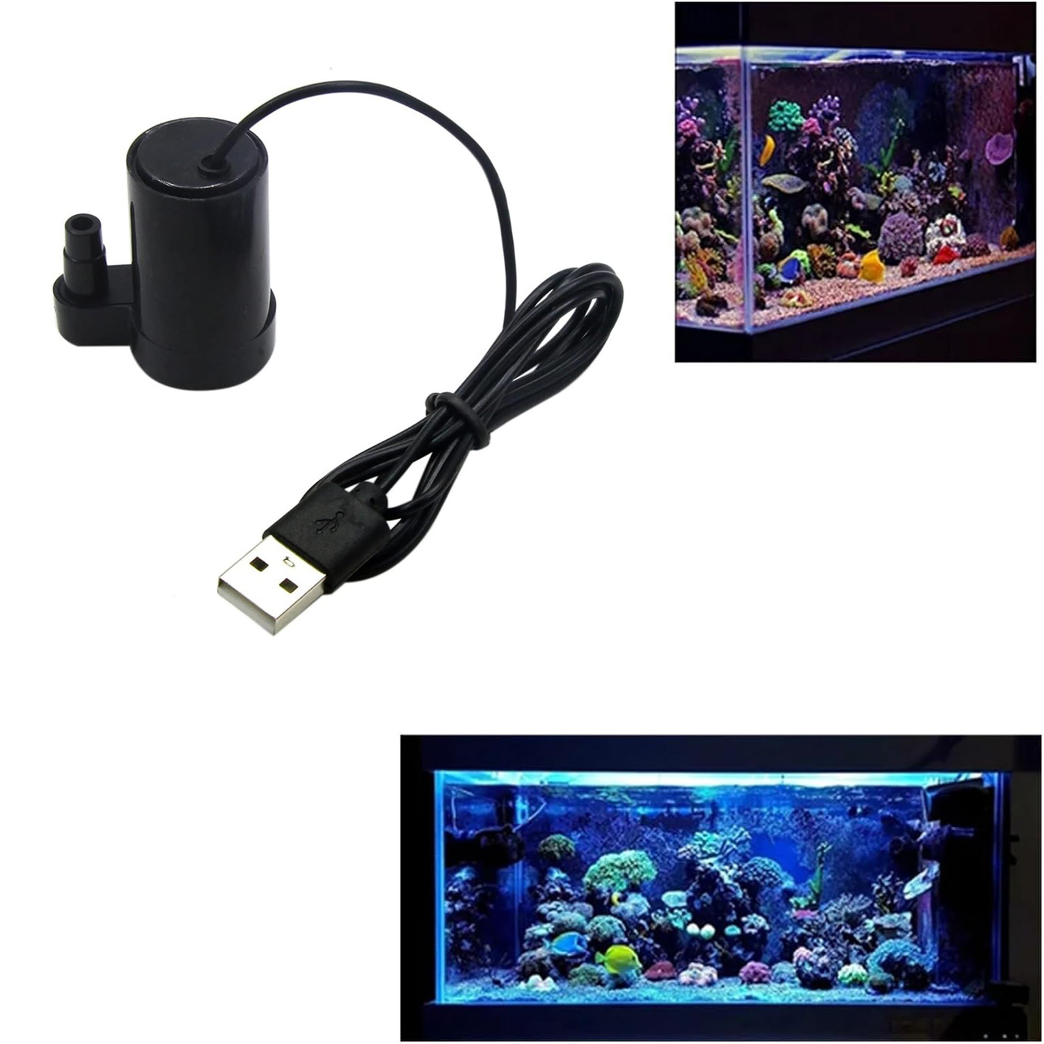 3V微型潜水泵 直流迷你静音水泵 DIY鱼缸泵喷泉泵 立式卧式4.5V详情4