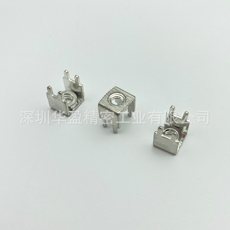 PCB-12接线端子黄铜接线座 PC板大电流M5压铆端子 冷压五金固定座详情7