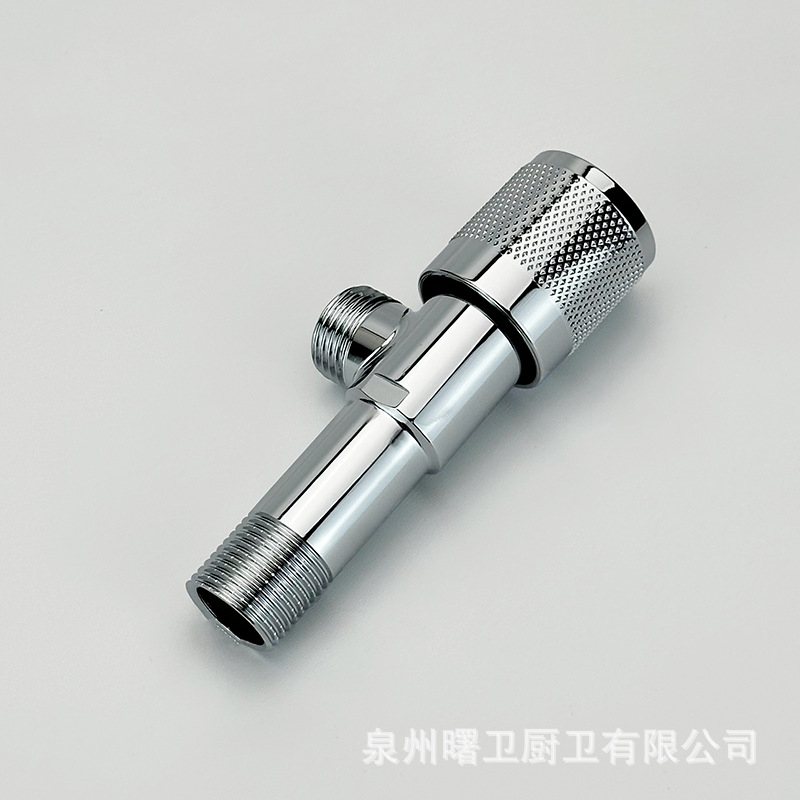 不锈钢加长三角阀 铜芯座便开关可过盐雾高标电镀加厚防爆出水口详情6