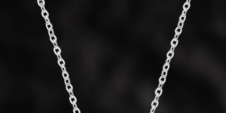 New cross-border best-selling bear necklace for women, violent bear pendant, versatile and high-end, pure silver collarbone chain accessory wholesale pic 1