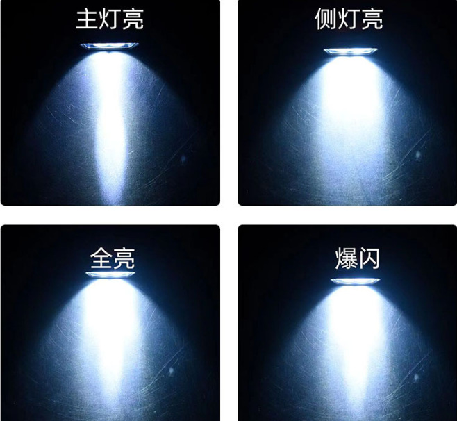 LED可拆卸锂电池头灯Type-c接口充电COB头灯感应开关钓鱼头灯详情3