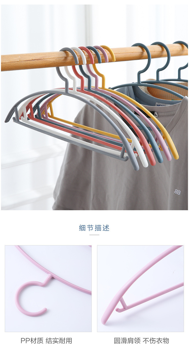 10个装无痕衣架 成人家用通用防滑防起包简约挂衣天天特卖有优惠详情9