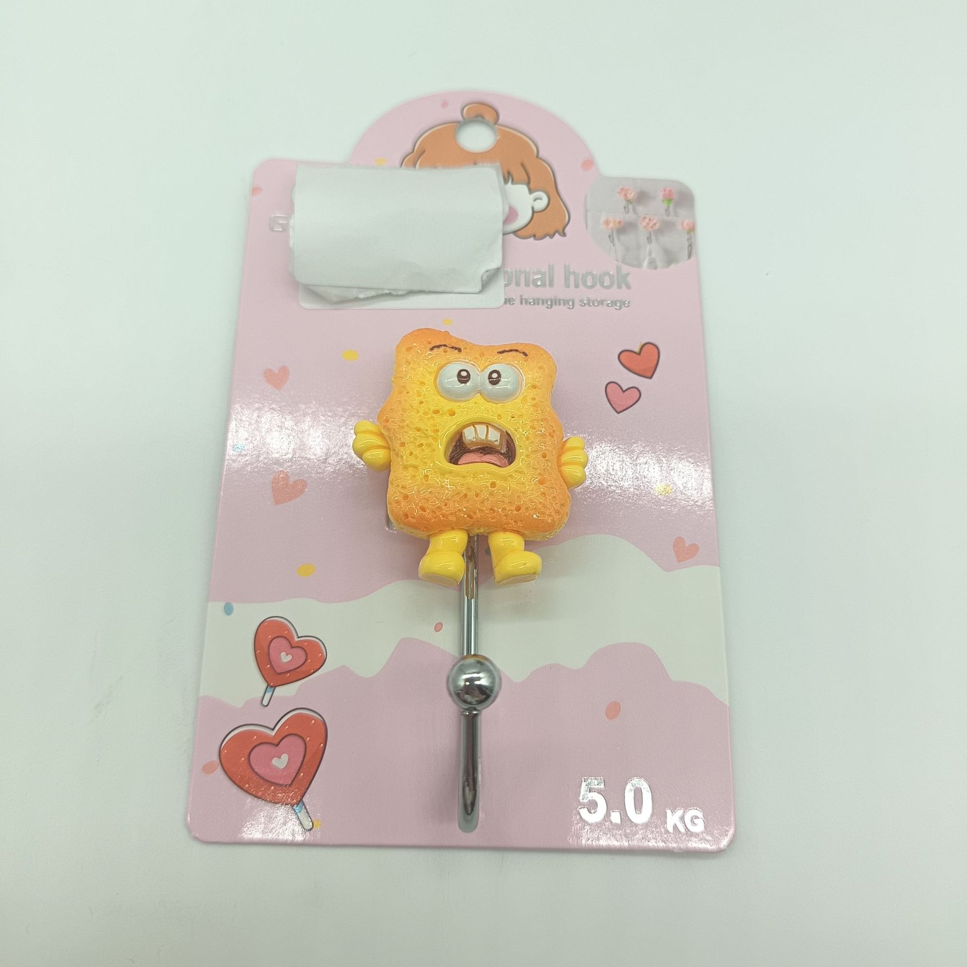 亚马逊热销款可爱萌趣饼干小人粘钩创意款高颜值挂钩无痕钩强力钩详情6