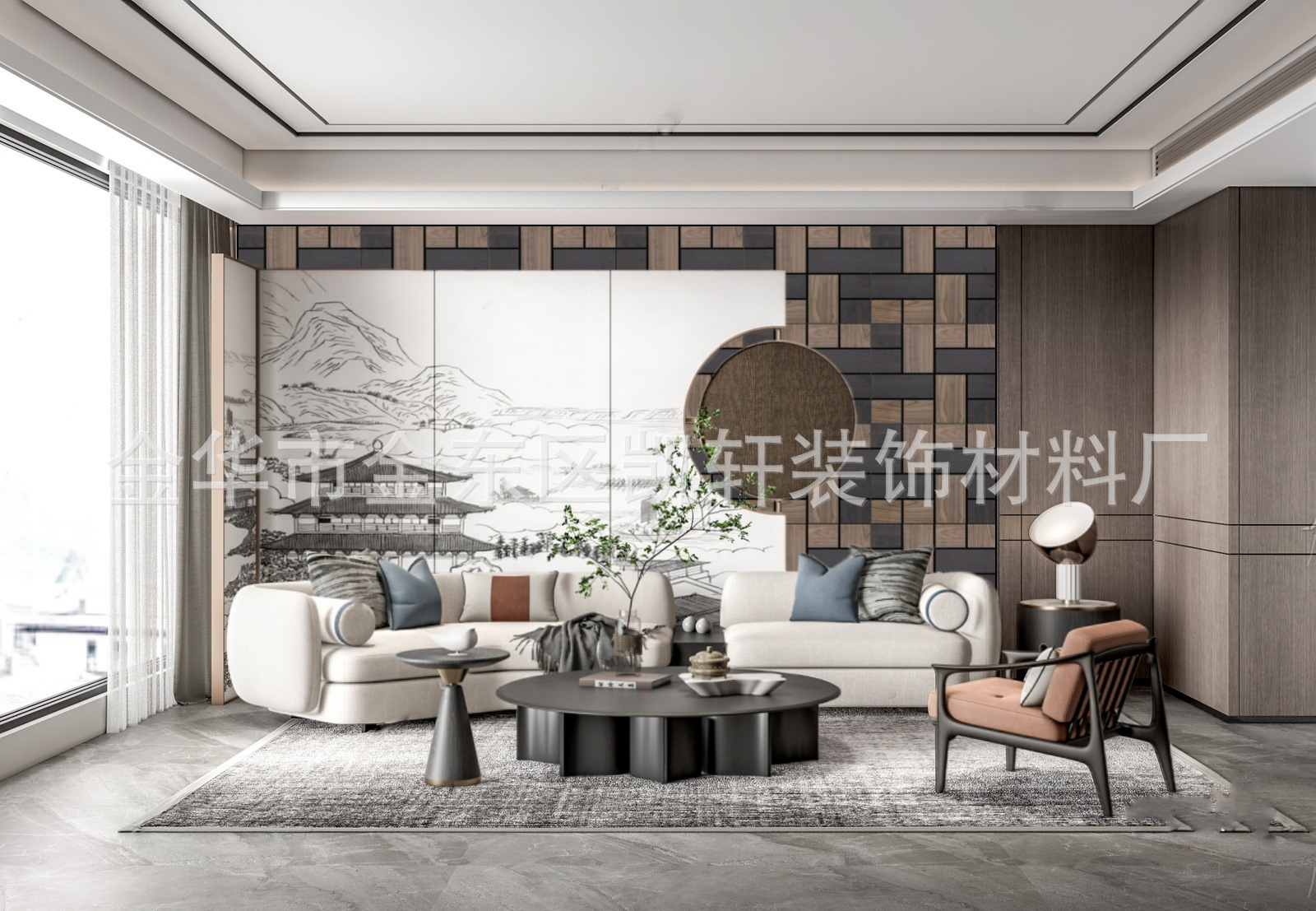 聚酯纤维格栅吸音板木条隔音板贴室内墙体消音板ktv背景墙墙面装详情4