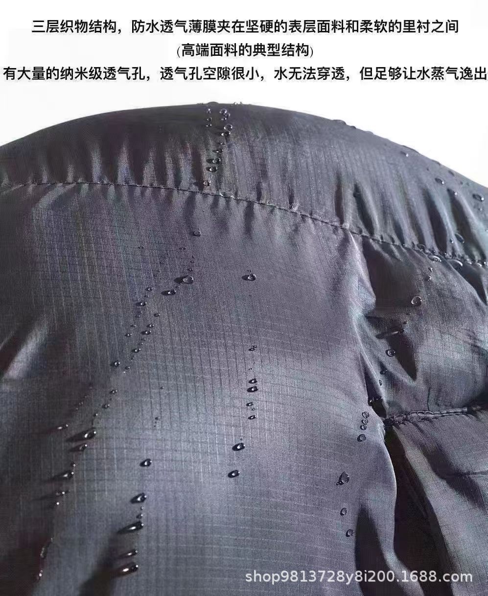 莆田正确美版1996北羽绒服外套白鸭绒防风保暖情侣时尚百搭面包服详情10