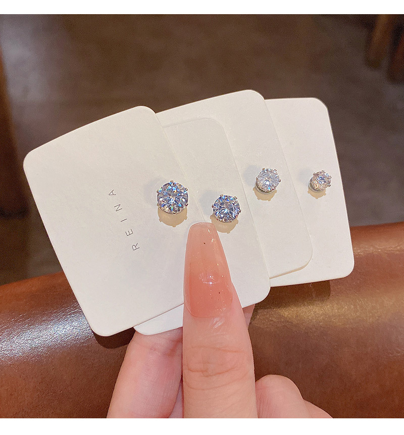 网络爆款精致锆石磁吸耳钉无耳洞耳夹ins潮轻奢小众男女通用耳钉详情20