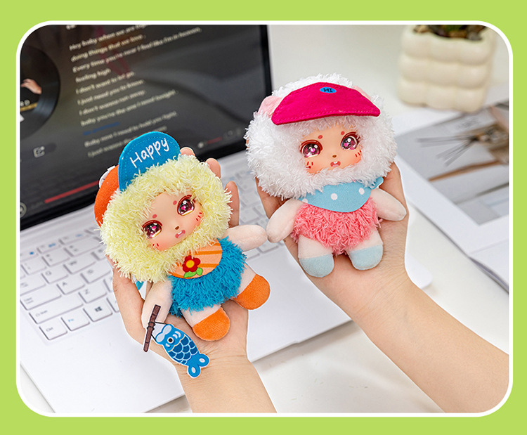 Wholesale of animal vinyl dolls, plush toys, spring outing dolls, figurines, cute cartoon animal bags and pendants pic 22