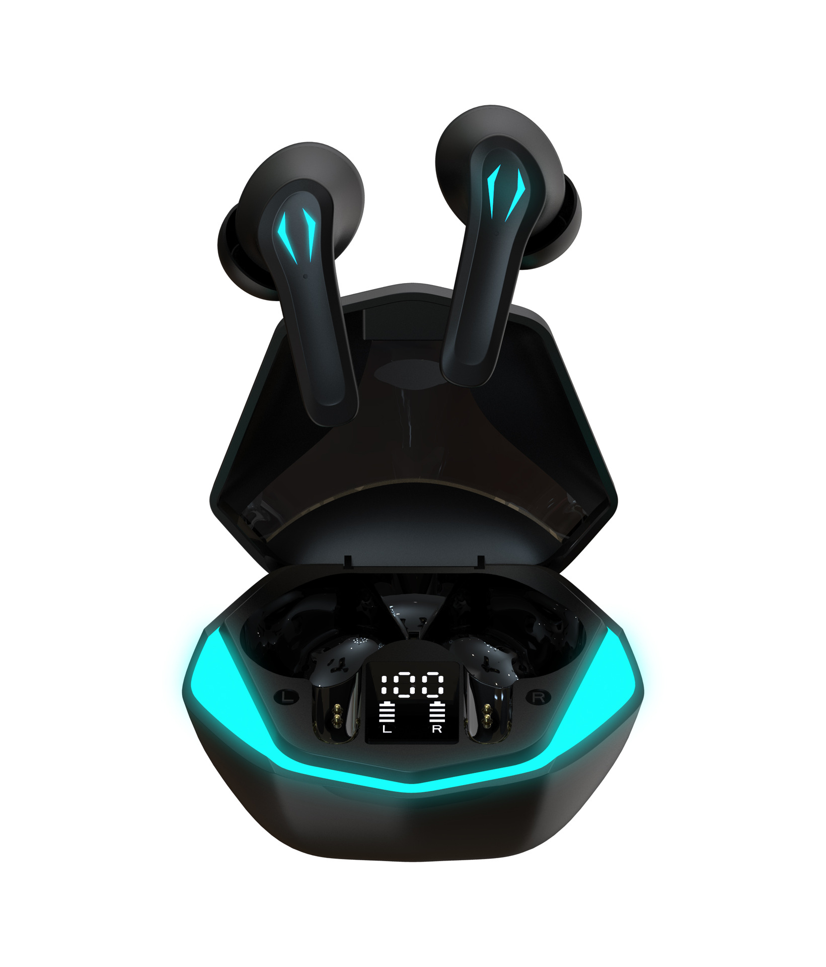 Cross-border new products: x15 Bluetooth headphones, A6S wireless gaming headphones, low latency, digital display, battery level, in stock, original factory pic 16