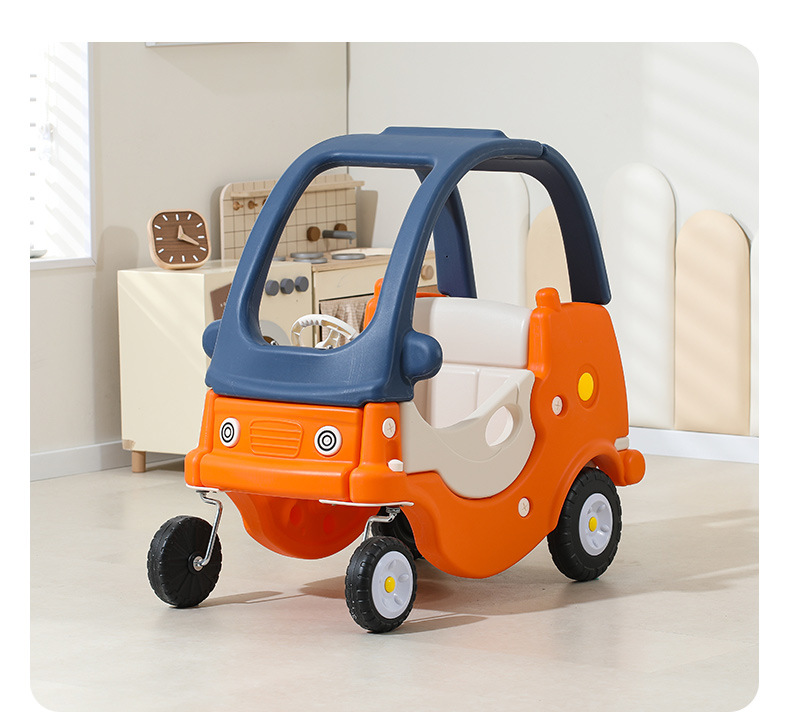 塑料滑行玩具车淘气堡消防公主车宝宝学步滑板车四轮助力小房详情29