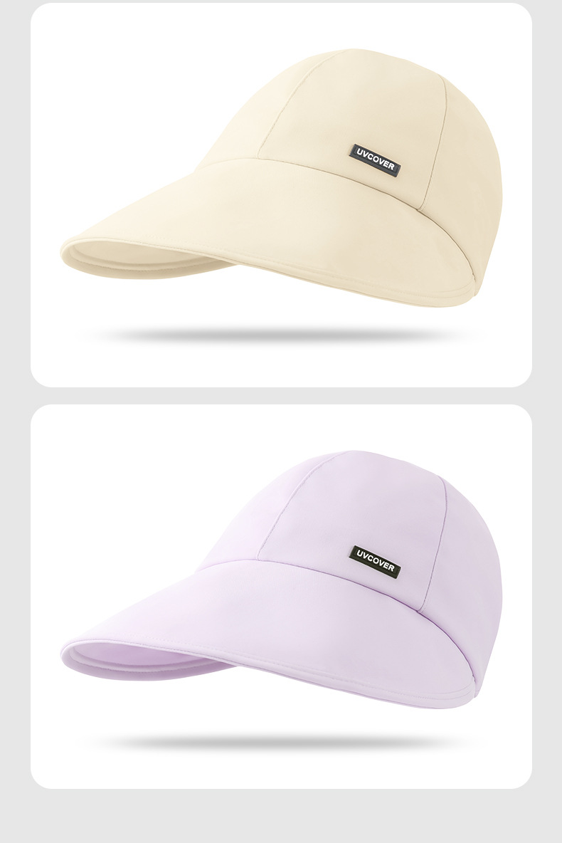 渔夫帽子女防紫外线防晒大檐鸭舌帽夏季户外休闲遮脸遮阳帽太阳帽详情15