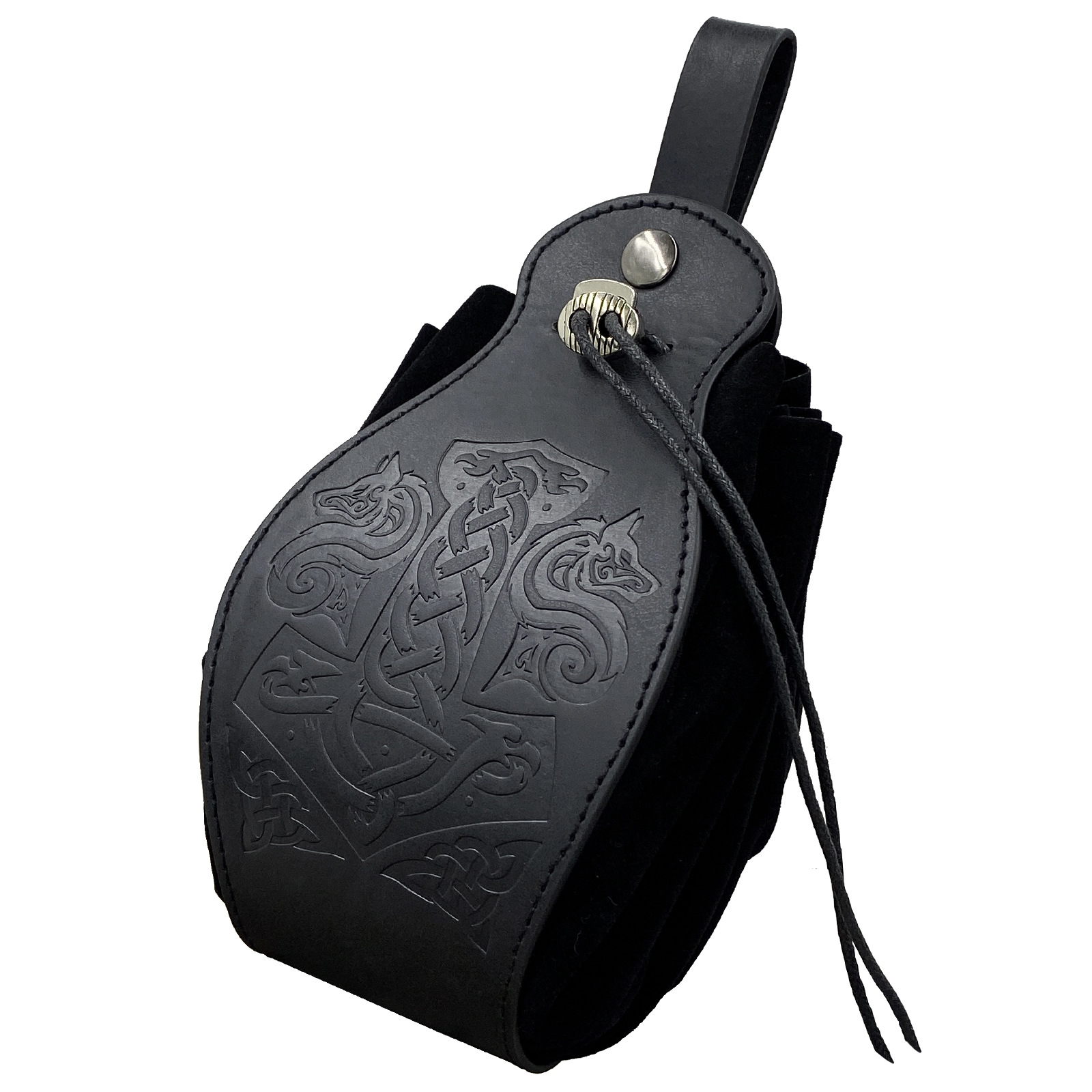 Cross-border multi-platform best-selling Vikings style medieval pocket bags that can be hung with belts, retro waist bags pic 19