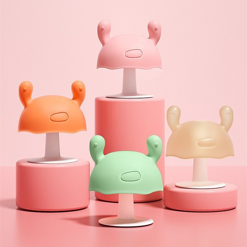 Baby and toddler Xiaomoru Soft Silicone baby teething teething device, soothing teething teething stick, water-boiling baby and maternal products, silicone chain teething teething for babies pic 8