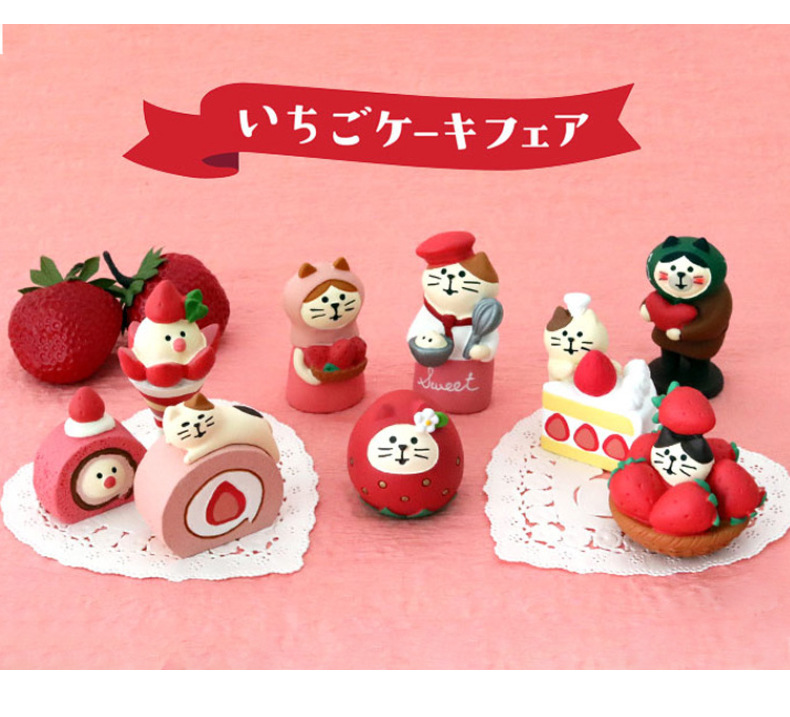 Dessert, cat food toys, cute handmade ornaments, Japanese Zakka scene decorations, resin handicrafts, small ornaments pic 15