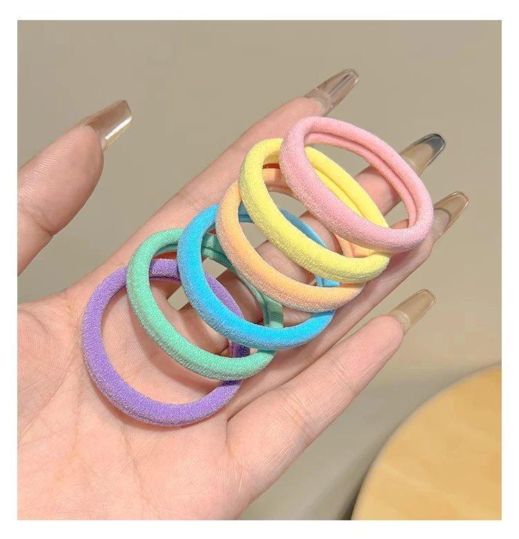 简约基础百搭头绳高弹力扎头发橡皮筋女高马尾发绳发耐用发圈头饰详情11