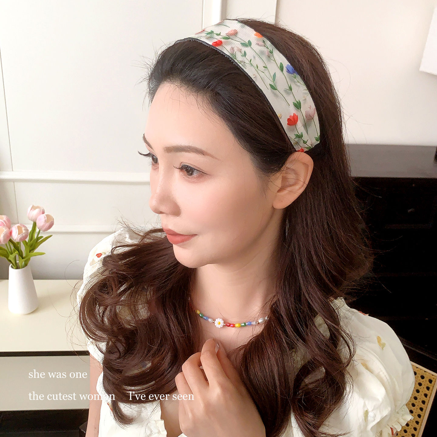 碎发魔术贴发带碎发整理神器温柔时尚甜美侧边田园少女发箍刘海贴详情4