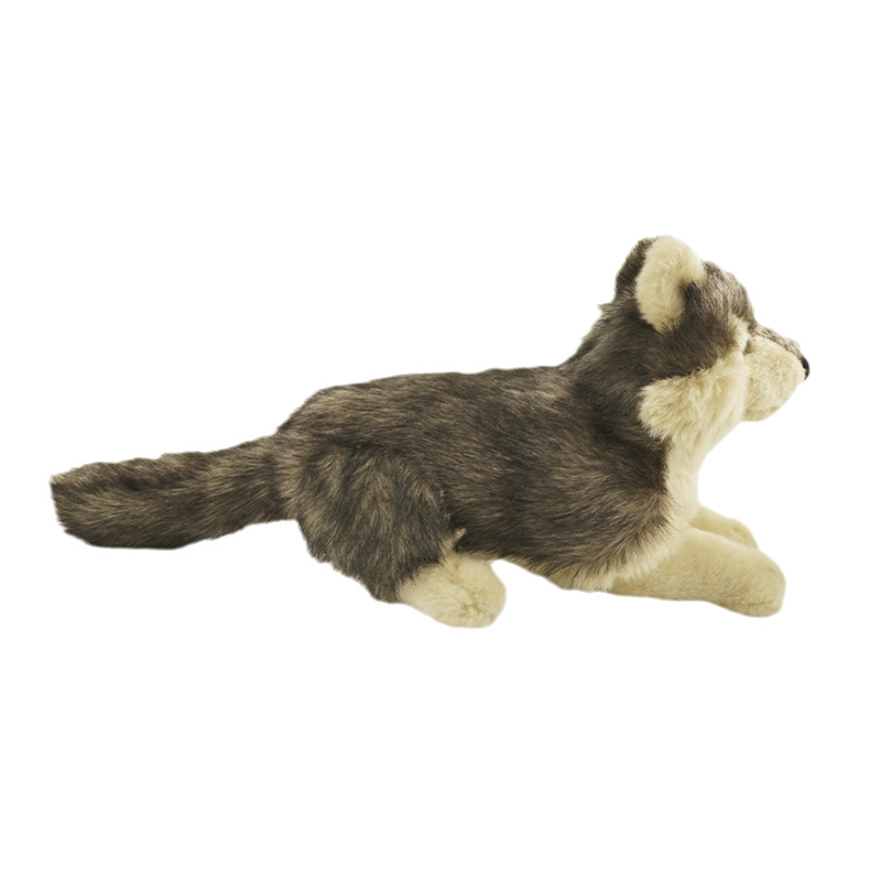 Simulated Wolf plush toy manufacturer customizes personalized Papa Wolf sleeping pillow cartoon dolls for children based on provided designs pic 5