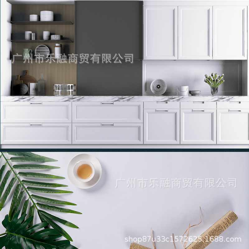 跨境批发木纹贴纸桌面衣柜柜子翻新防水自粘自带胶壁纸背景墙加厚详情15