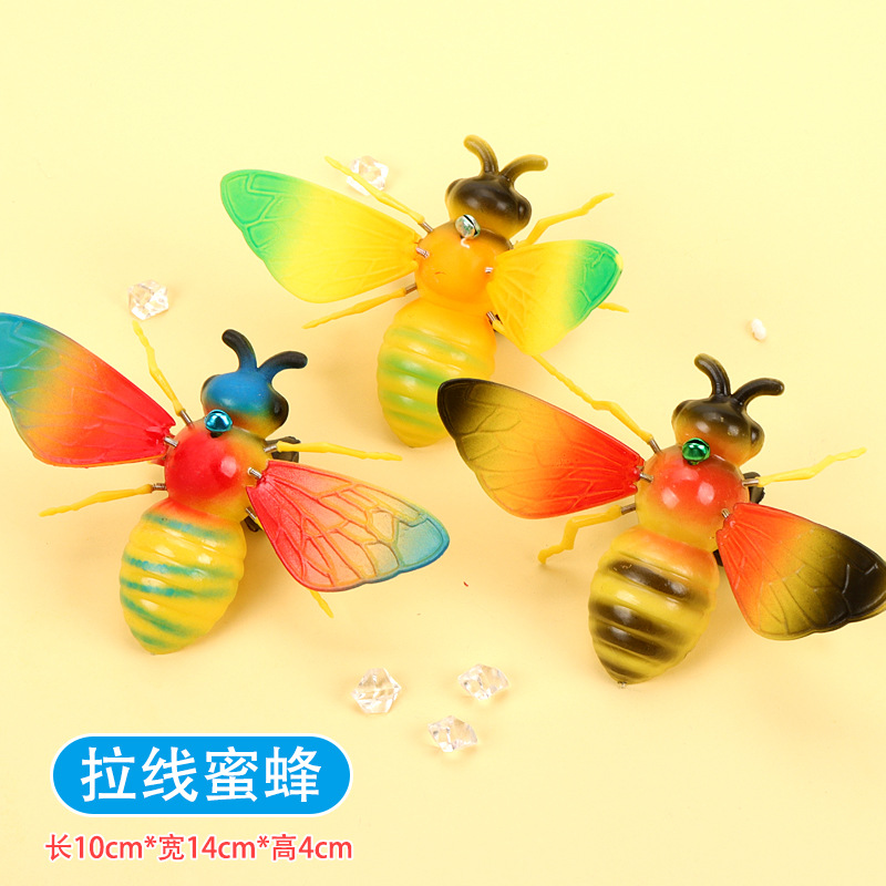 拉线乌龟拉线螃蟹龙虾甲虫兔子蜜蜂拉线玩具地摊货源厂家批发详情16