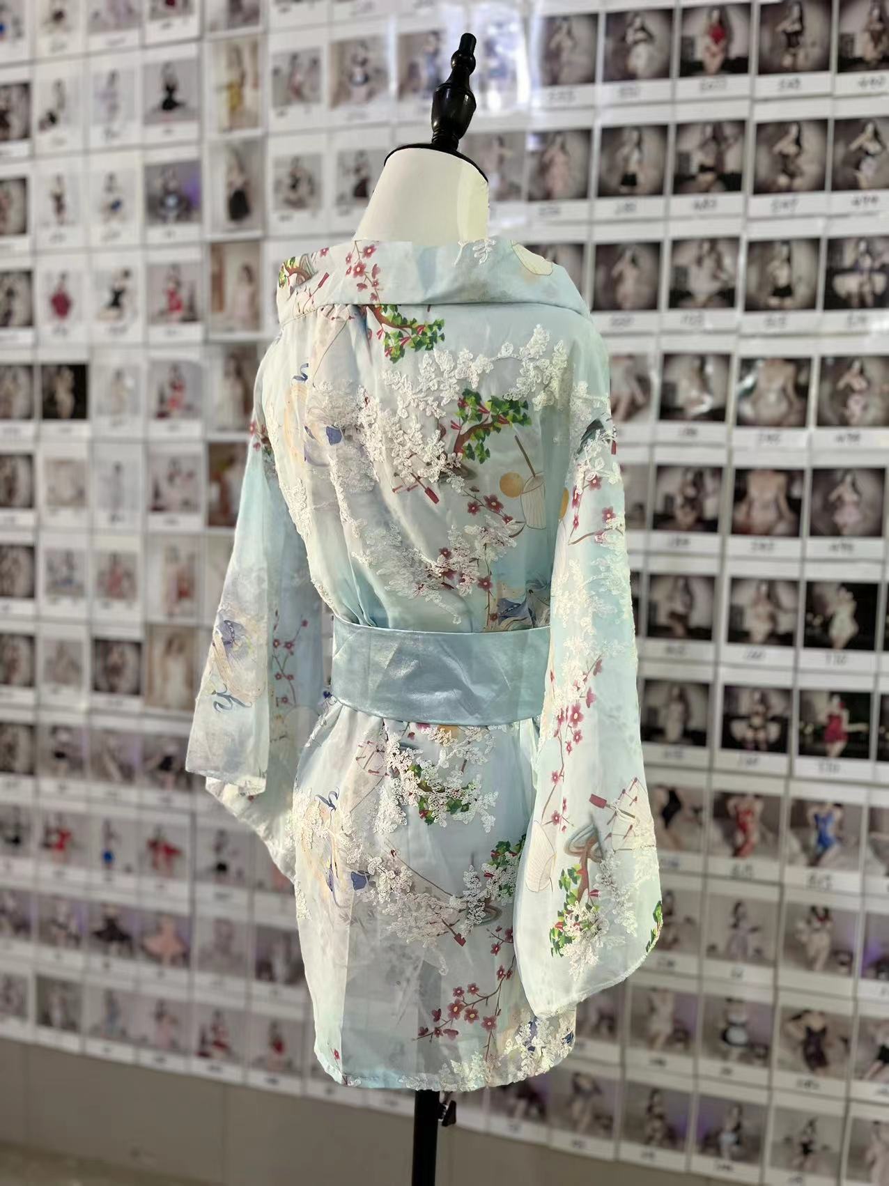 寝慕情趣内衣和服浴袍套装制服诱惑印花日系蝴蝶结性感睡衣316详情18