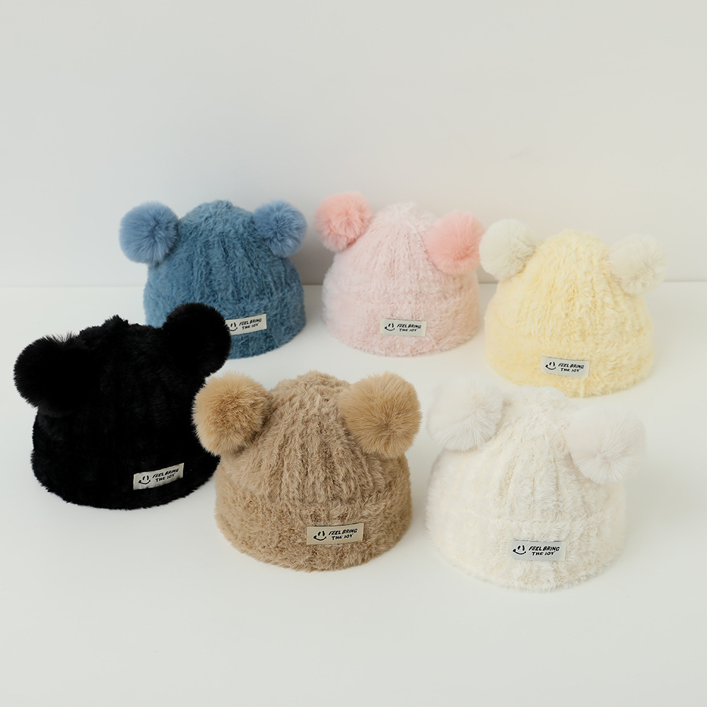 2024新款女童秋冬可爱公主护耳帽儿童保暖洋气多件套口罩耳罩两件套服装配饰详情26
