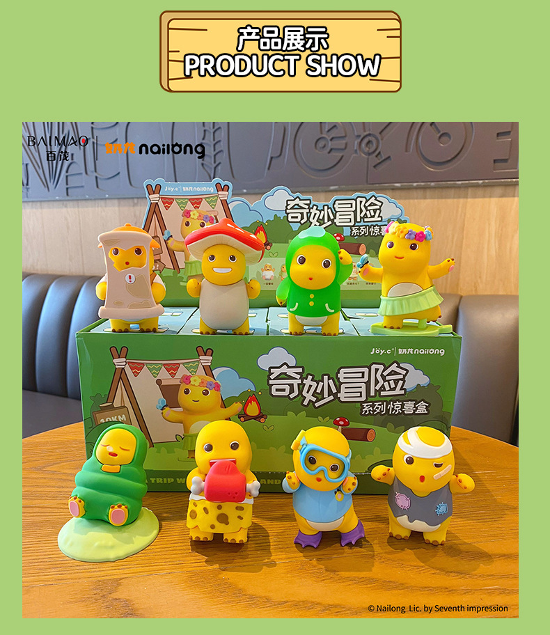 正版奶龙奇妙冒险系列潮玩公仔可爱动漫摆件玩具礼物手办盲盒批发详情11