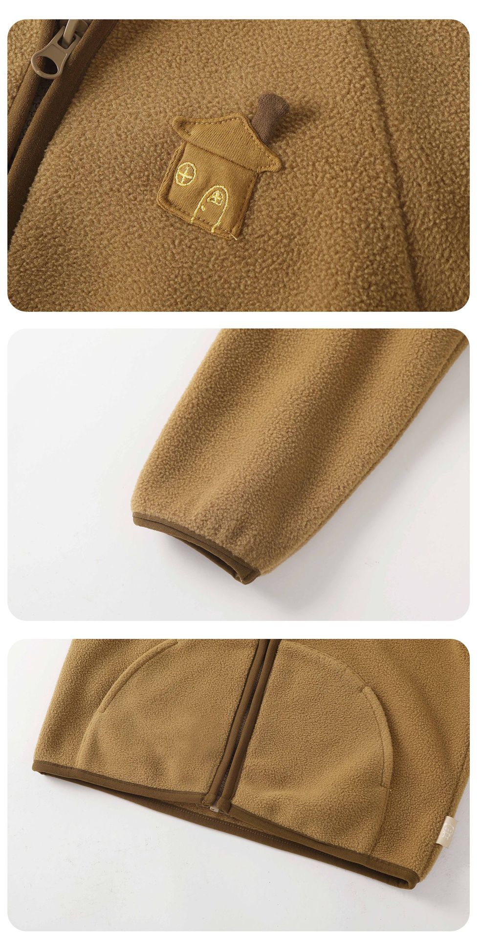 咔咔熊猫男童加绒外套婴儿冬装儿童冬季保暖上衣女童棉服宝宝童装详情16