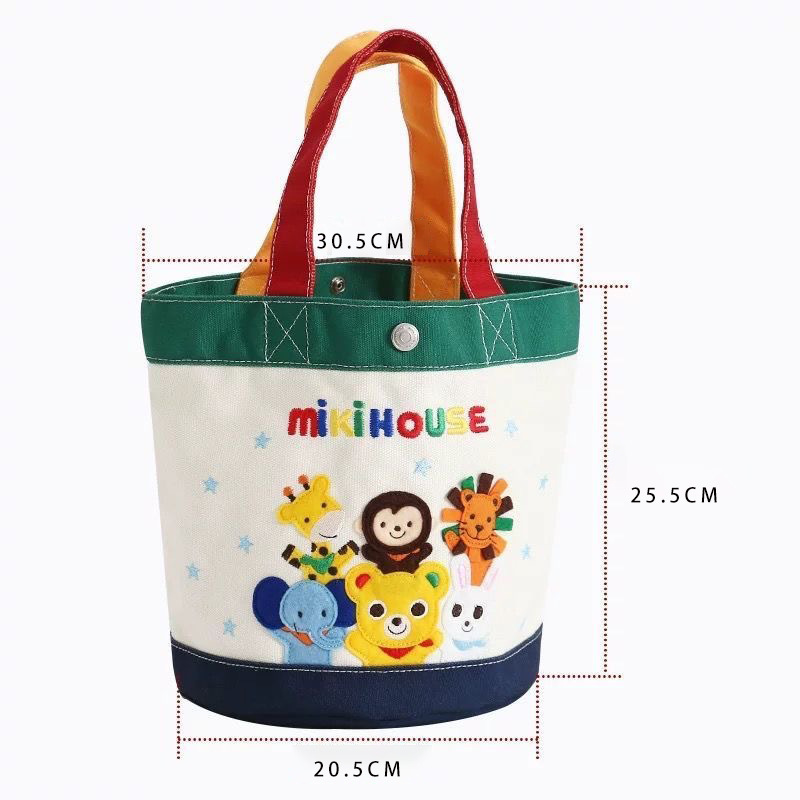 2025年新款miki风卡通包溜娃袋帆布手提轻便小巧大容量母婴包外出详情1