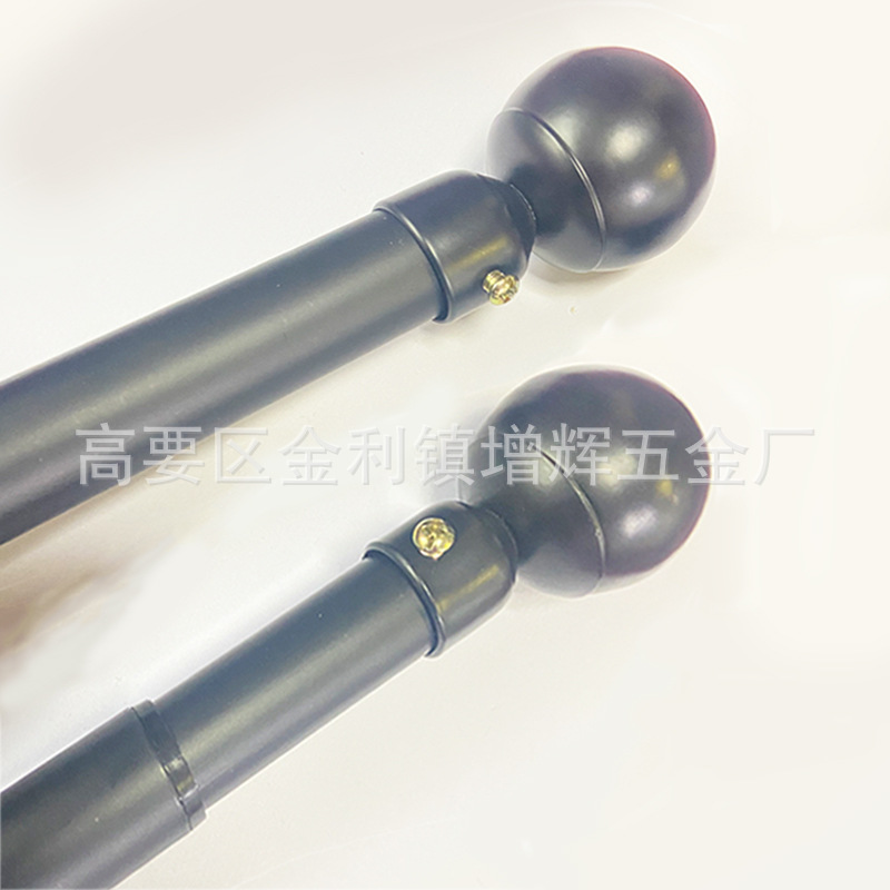 亚马逊新品伸缩螺纹窗帘管跨境出口Temu铁艺可调节40mm拼接罗马杆详情10