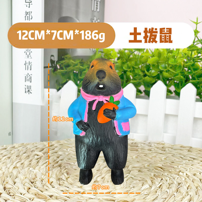 跨境土拔鼠捏捏乐减压玩具创意小仓鼠公仔玩偶摆件办公室解压神器羊毛毡2026世界杯发声玩具尼泊尔羊毛毡棉花娃娃详情4