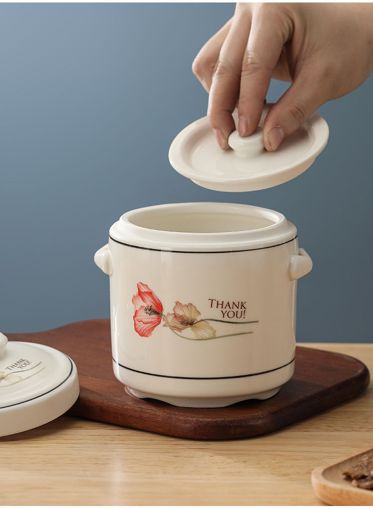 Large-capacity dedicated single-person soup pot with lid, double-ear household soup pot, double-lid kitchen commercial soup pot pic 13