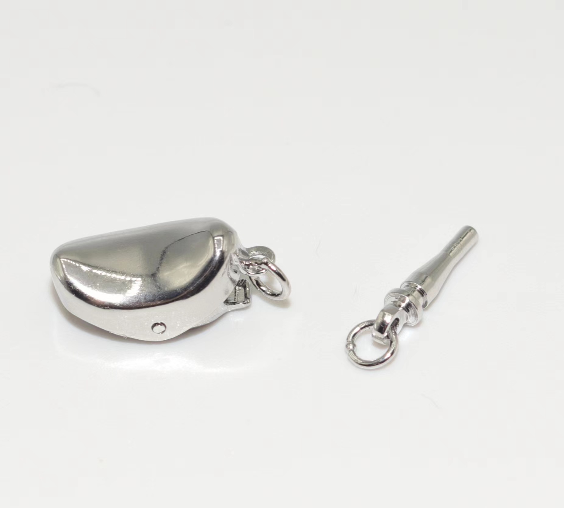 仿金保色金插片插棒扣项链连接扣diy铜元宝扣子扣头珍珠接头扣DIY详情5