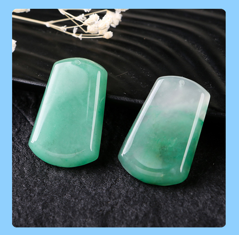 Natural African jade pendants, unadorned jade pendants, handcrafted jade pendants, diy materials, jewelry accessories wholesale pic 7