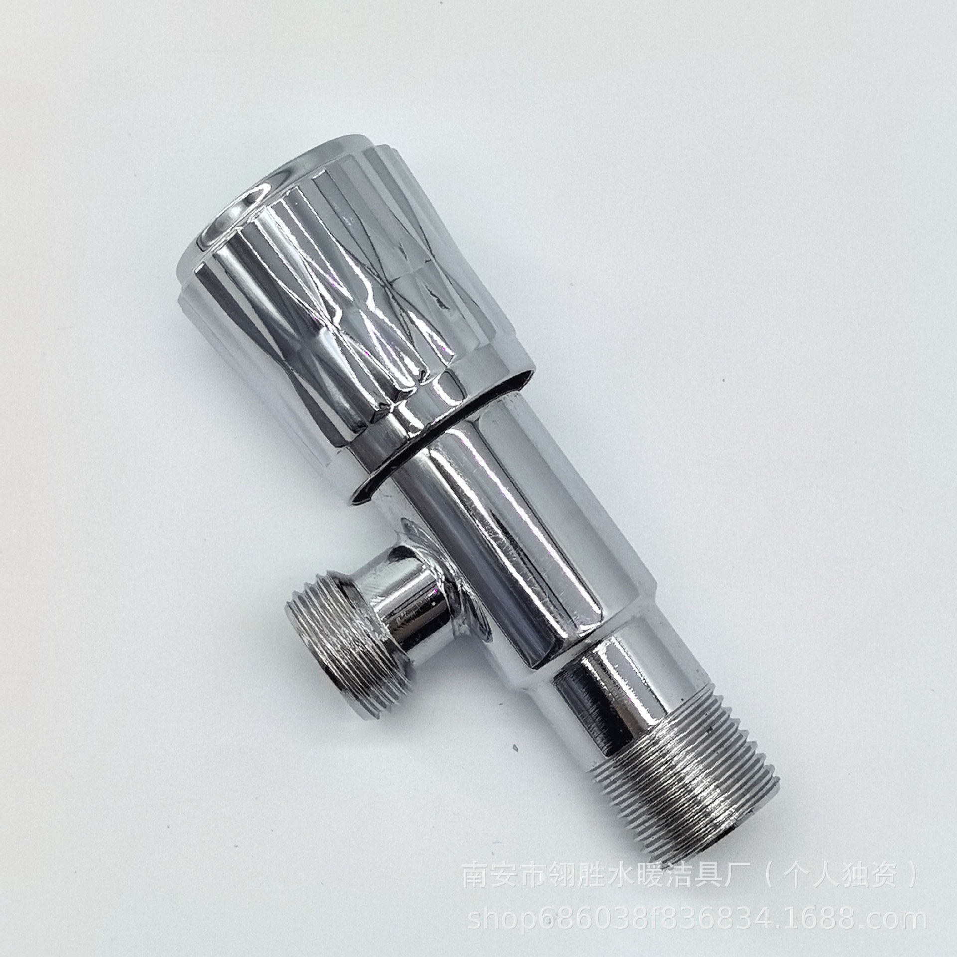 厂家直销批发不锈钢加厚角阀三角阀热水器冷热阀马桶进水止水开关详情3