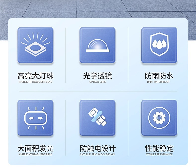 led floodlights, high-brightness private mold outdoor waterproof floodlights, high-power garden spotlights, advertising lighting lamps pic 2