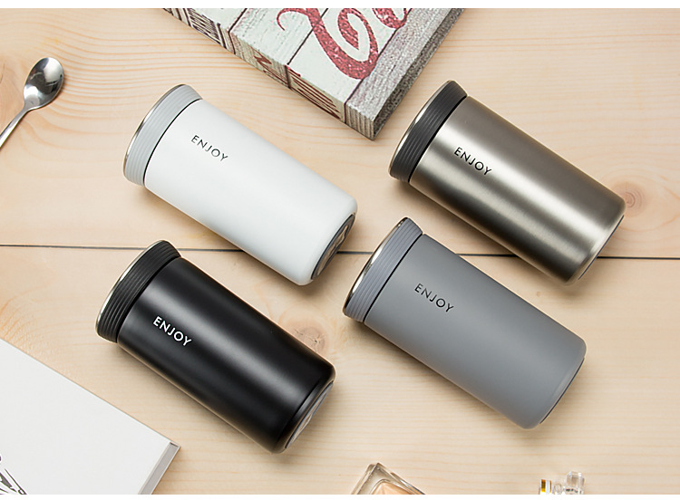 简约韩版创意时尚水杯子真空304不锈钢保温杯 带茶漏便携小巧茶杯详情10