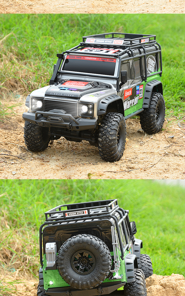 Huangbo full-scale 1:10 remote control four-wheel drive off-road racing car rc remote control car climbing jeep large model toy pic 2