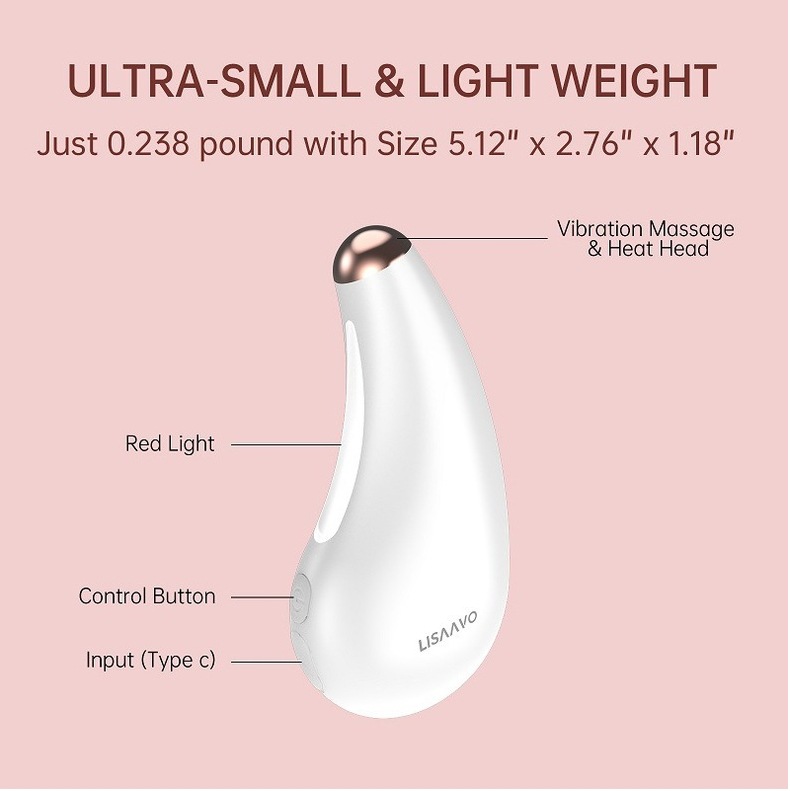 家用美容仪热敷护眼黑眼圈美眼仪振动按摩瘦脸仪面部提拉紧致详情20