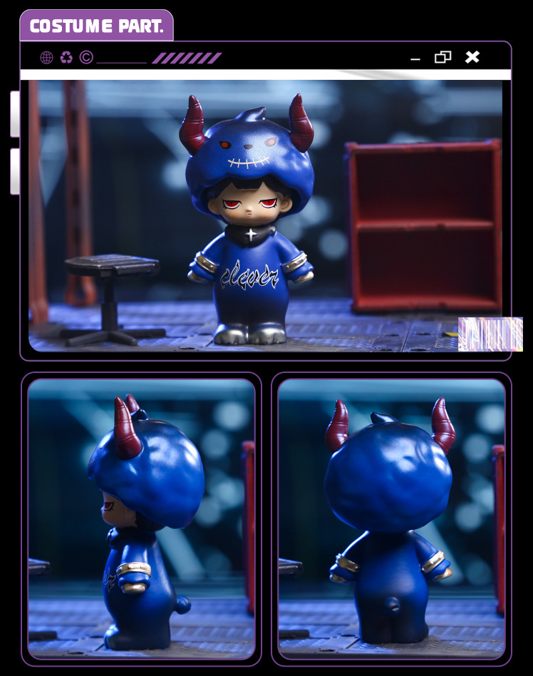 Costume party blind box cartoon figurines, fun boys and girls, children and adults, resin handicrafts, cute 2D pic 9