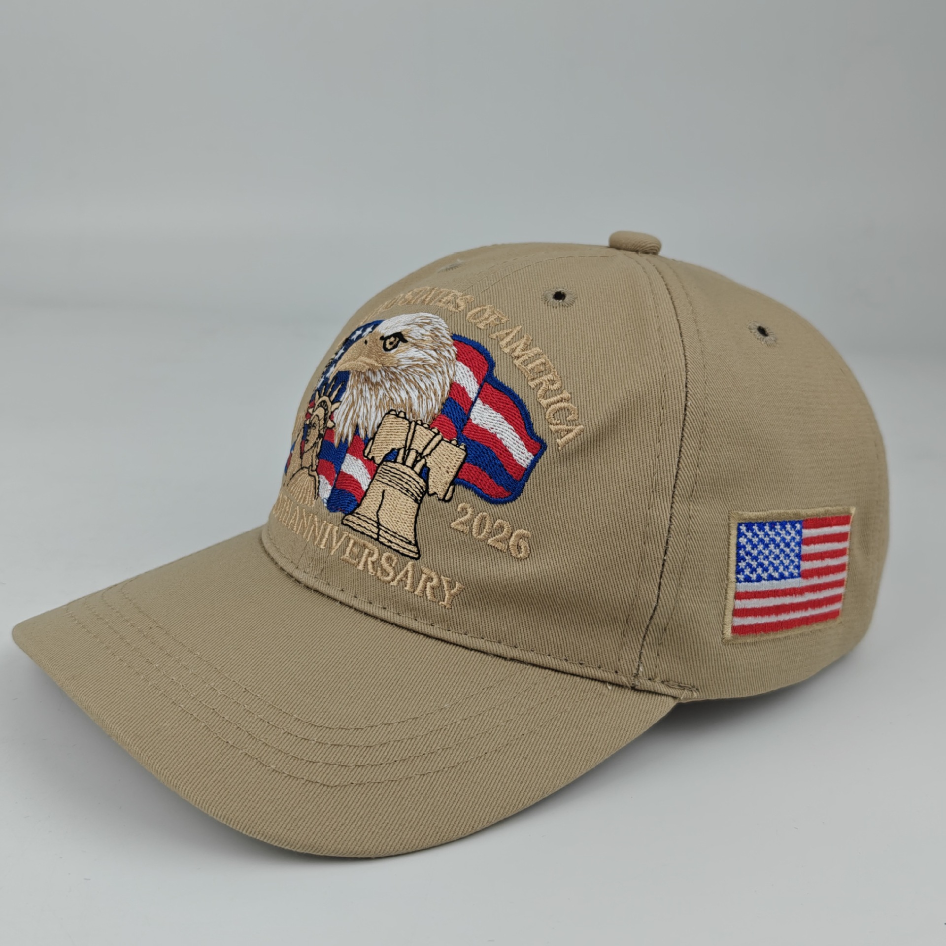 New in-stock American 250th anniversary commemorative baseball cap, three-dimensional embroidered commemorative cap, cross-border headband baseball cap pic 40