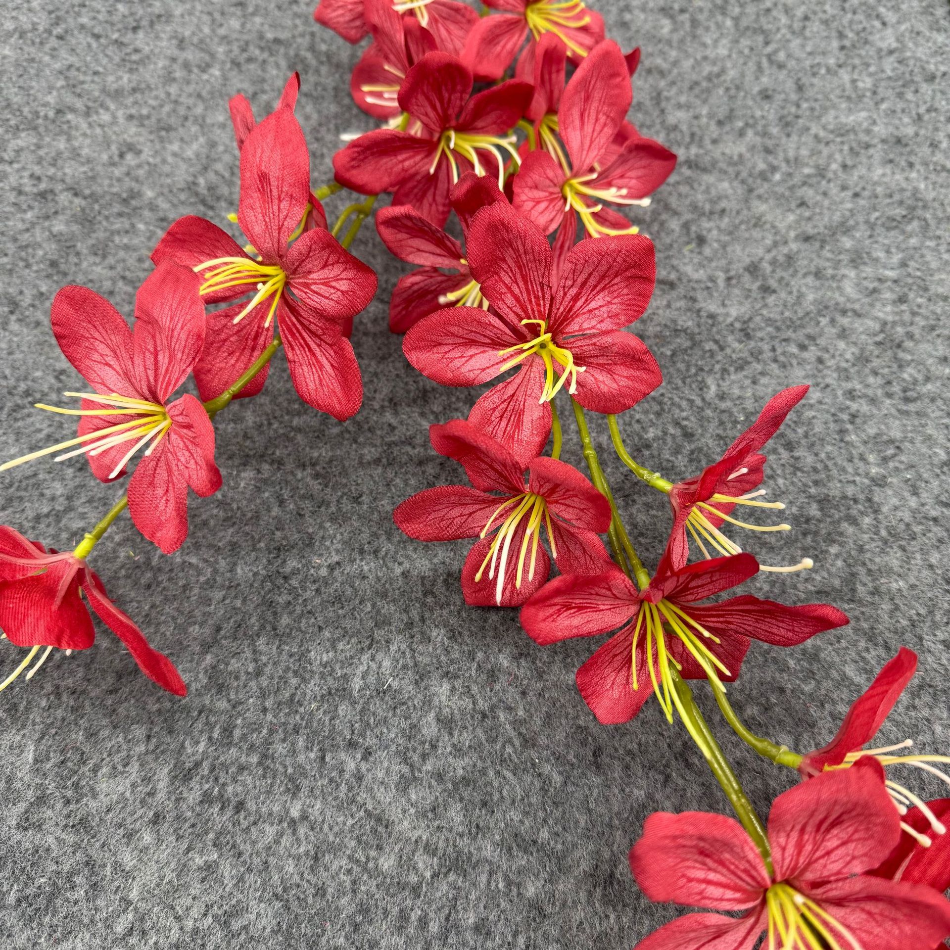 仿真花长枝垂丝茉莉婚庆婚礼堂吊顶挑高路引插花装饰花酒店假花详情11