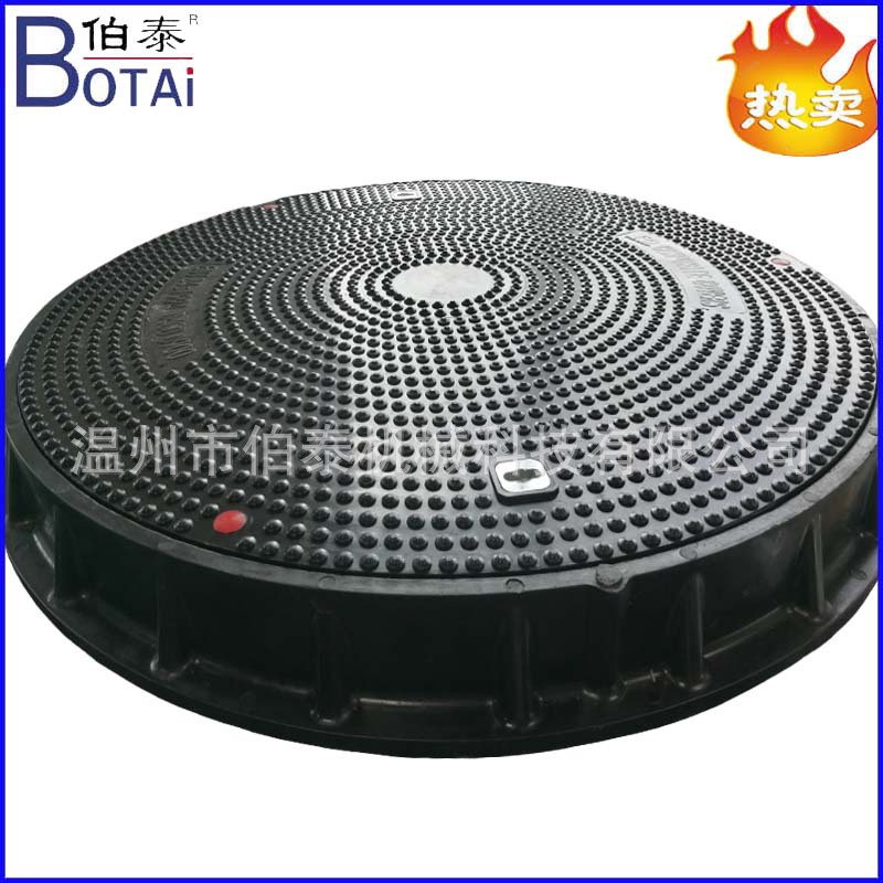 The SMC load-bearing manhole cover for gas stations is made of double-sealed waterproof D400 load-bearing fiberglass reinforced plastic material, which is anti-static, wear-resistant and corrosion-resistant pic 8