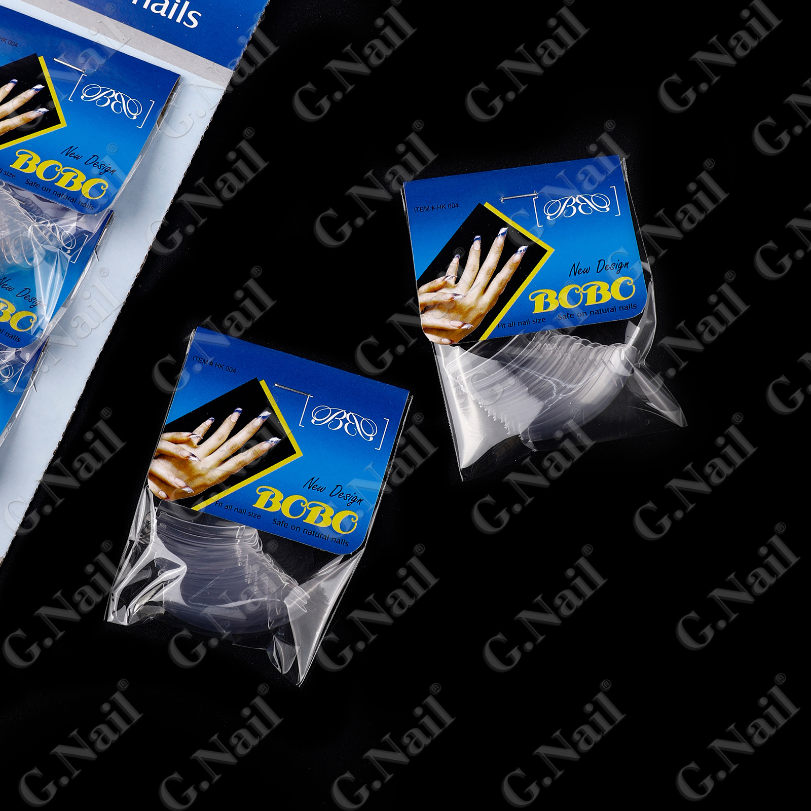 Gnail正品24包卡装美甲甲片自然色白色穿戴甲欧美假指甲甲片批发详情28