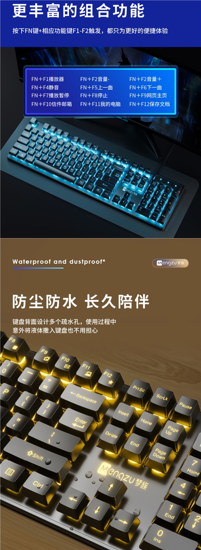 Black Widow Keyboard and Mouse Set, Wired Headphones, Three-piece Set, Laptop, Mechanical Gaming Pad pic 5
