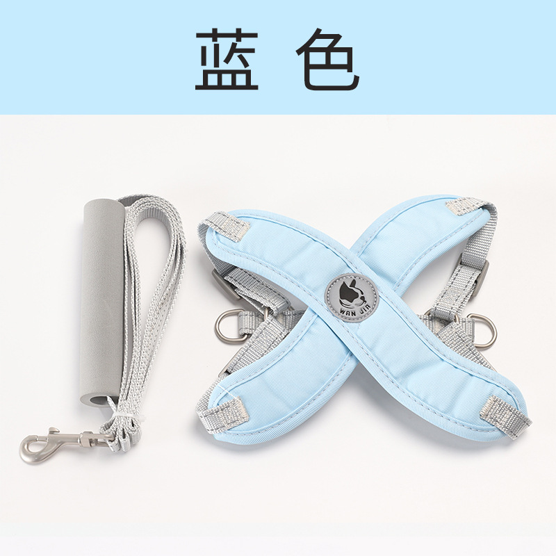 Dog leash, dog leash, vest type dog chest and back strap, adjustable safety leash for small and medium-sized dogs, dog walking wonder pic 6