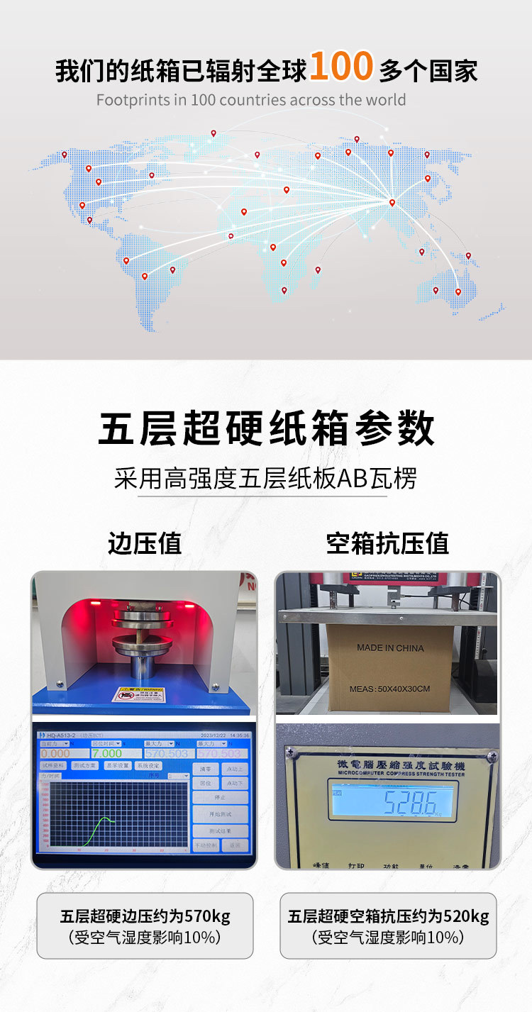 搬家纸箱特硬批发打包五层FBA纸箱跨境外贸纸箱子快递亚马逊纸箱详情6