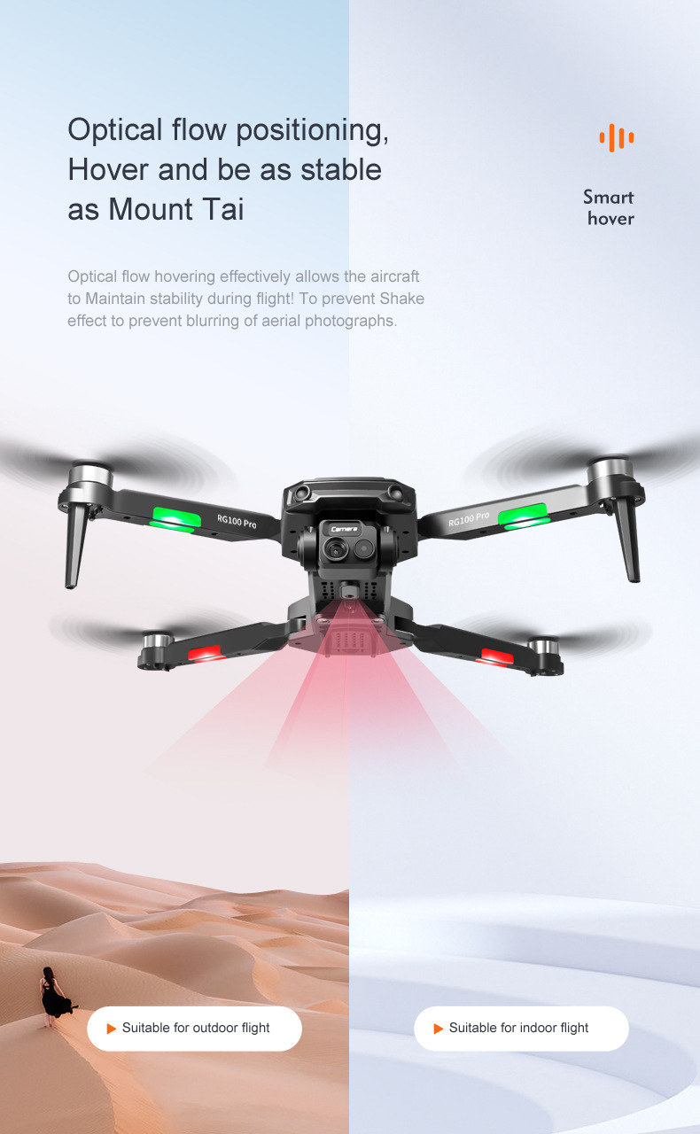 The cross-border unmanned aerial vehicle RG100PRO obstacle avoidance quadcopter with brushless motor and high-definition aerial photography remote control aircraft is for export pic 12
