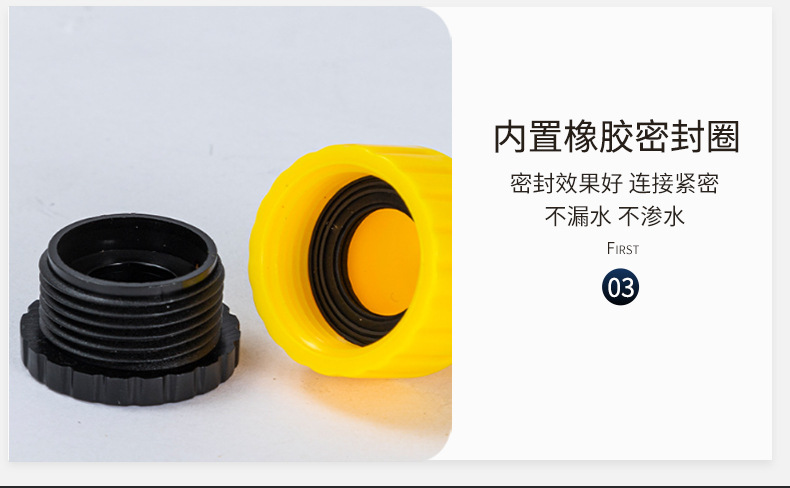 厂家大量供应高品质新款4分6分塑料标准节螺纹接头详情11